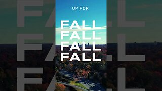 Greensboro Skyline: Fall's Fiery Colors 🍂 | Drone Short UP FOR FALL #fall #autumn