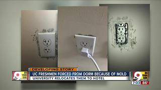 UC freshmen forced from dorm because of mold