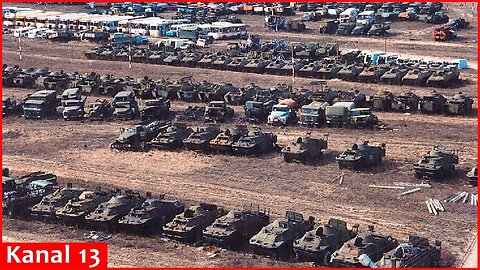 "Rusty empty hulls": OSINT calculate how much Russian armored vehicles has left in warehouses