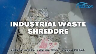 Industrial Waste Shredder for RDF (Refused Derive Fuel)