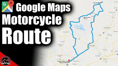 How To Use Google Maps For A Motorcycle Trip or Route