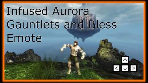 Infused Aurora Gloves with Bless Emote