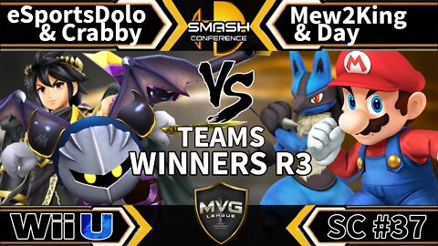 eSportsDolo & Crabby vs. COG MVG| Mew2King & ONI|Day - Teams SSB4 Winners R3 - Smash Conference 37