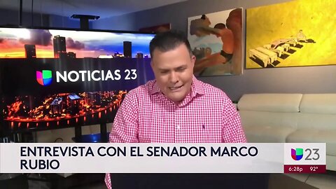 Rubio habla con Univision 23 sobre un segundo estímulo económico y relaciones entre Venezuela y EEUU