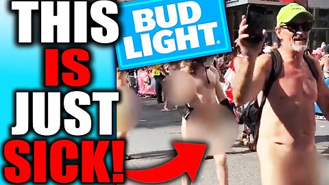 Bud Light Sponsors NUDE Pride Parade FOR CHILDREN.. destruction of Bud Light