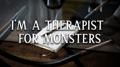 I'm a therapist for monsters under the bed, they aren't the scariest things at night anymore...