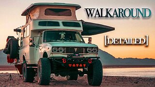 WORLDS FIRST LAND CRUISER CHINOOK BUILD WALKAROUND #overland