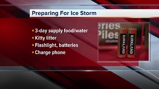 Preparing for the ice storm