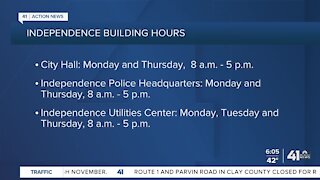 Independence scales back building hours