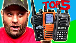 Top 5 ANALOG Handheld Ham Radios for 2022 | Best Handheld Ham Radio