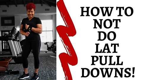 #fitover50 #latpulldown How Not To Do Lat Pull Downs | Here's The Effective Way