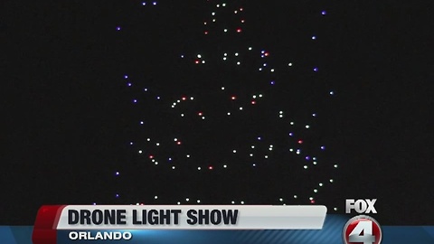 Disney debuts first drone light show