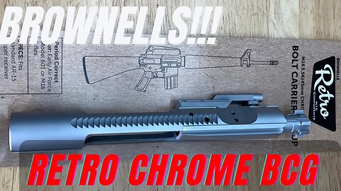 Brownells Retro Chrome Bolt Carrier Group