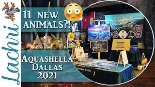 My Aquashella Art Booth Experience & 11 new animals!!