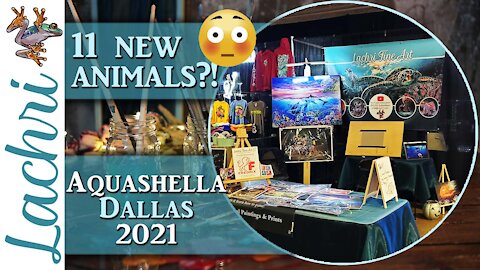 My Aquashella Art Booth Experience & 11 new animals!!