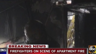 No serious injuries in Phoenix apartment fire