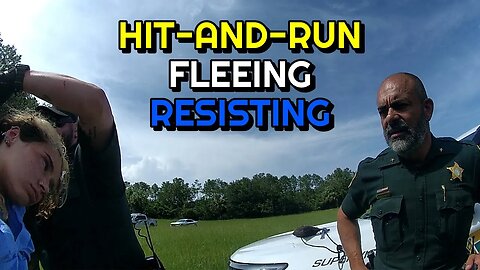 Busted for Hit-and-Run and Fleeing - Flagler County, Florida - June 21, 2023
