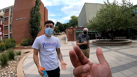 Mask Nazis Go Bonkers on Street Preachers at Bloomsburg University - Kerrigan Skelly - Fall 2020