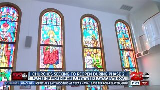 Churches seeking to reopen