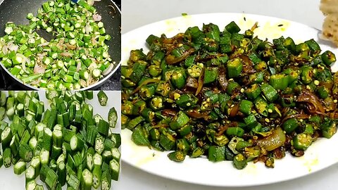 very easy and quick ladyfinger recipe | bhinde ki sabzi recipe | restaurant style recipe