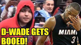 Dwyane Wade gets BOOED at Knicks playoff game! Fan BLASTED for transitioning his son! WATCH THIS!
