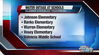 Water main break in southwest Tuson leaves 5,000 without water, shuts down 5 schools