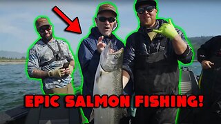 FLYING 3000 Miles To Catch Their FIRST SALMON! EPIC Fishing TRIP Of A LIFETIME!!