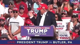 Trump Assassination Attempt Live and Slow-Motion in Butler Pennsylvania on July 13, 2024