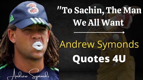 We'll just wait and see|Andrew Symonds which are beter to be known in young to not Regret in Old Age