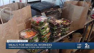 Meals for medical workers, Charmington's donates to front line hospital staff