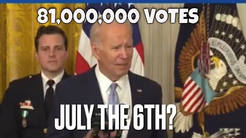 Biden just referred to January 6th as “JULY 6th” 🤦‍♂️