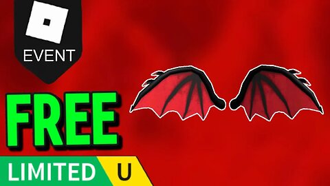 How To Get Red Wings (ROBLOX FREE LIMITED UGC ITEM)