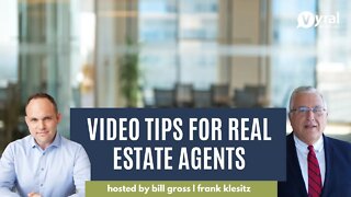 Video Tips for Real Estate Agents | with Frank Klesitz