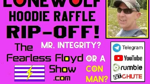 LONEWOLF HOODIE RAFFLE RIP-OFF!