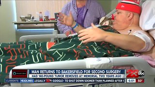 Man returns to Bakersfield after 140-pound tumor removal