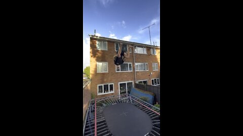 Twisty Flip on Sketchy Trampoline