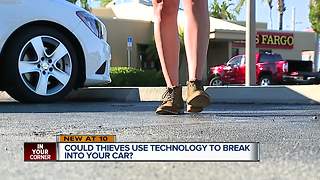 Crooks could be using technology to break into locked cars