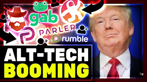 Alt-Tech Is BOOMING! Parler, Rumble, Odysee & Gab Have RECORD Growth! Twitter & Facebook Exit!