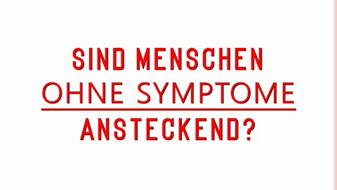 Sind asymptomatische Menschen ansteckend?