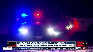 One person dies in Tehachapi plane crash