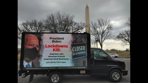 1/25/22 Nancy Drew in DC- Live Video 3- Monument Side of WH- No Wall There-Thumbnail Pic is Truck...