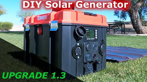 DIY Water Resistant Solar Generator - Upgrade 1.3 | More Solar input