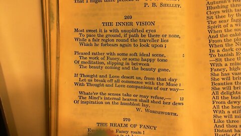 The Inner Vision - W. Wordsworth