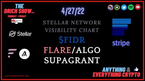 STELLAR NETWORK VISIBILITY CHART - $FIDR - FLARE/ALGO SUPAGRANT