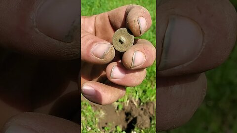 purdy lil flat button #coins #trending #metaldetecting #civilwar #silver #shorts