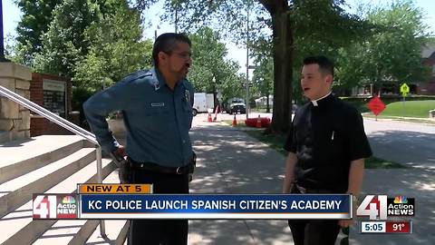 KCPD hosts first Spanish Citizens Academy to connect with Latino community