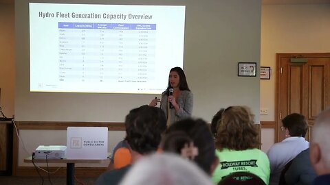 October 2, 2023 Consumers Energy Hydro Strategy Meeting in Glennie Michigan