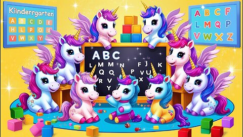 ABC Song Learn English Alphabet for Children with Unicorn| ABC Song #alphabetsong #abcdsong #abc