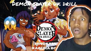 MASTER PIECE 😱 | DEMON SLAYER UK DRILL (HINOKAMI KAGURA BOP) (PROD BY CJ) REACTION