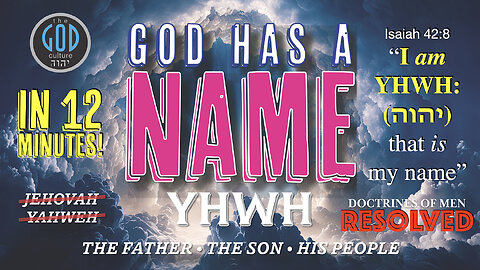 God Has A Name, YHWH, IN 12 MINUTES. How to Pronounce? What Is the Precedence?